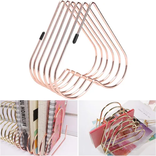 Vista 5 de Organizador de libros de escritorio, estante telescópico para libros, suministros de manualidades, organizador de archivos, soporte de archivos