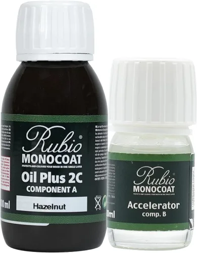 Vista 37 de Rubio Monocoat Tinte y acabado para madera de 650 pies cuadrados - Niebla 5% Oil Plus 2C Aceite de linaza ecológico de secado rápido