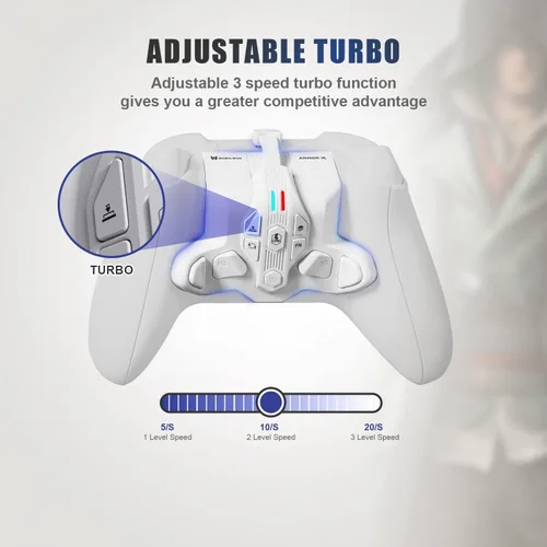 Vista 4 de Accesorio inalámbrico de botón trasero de Xbox para Xbox Series SX, paquete de golpe de paletas de control para Xbox Series SXXboxOnePS4SwitchPC
