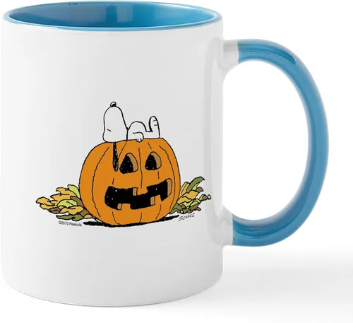 Vista 100 de CafePress Sincere Pumpkin Patch Mug Taza de café de cerámica de 11 oz (11.0 fl oz)