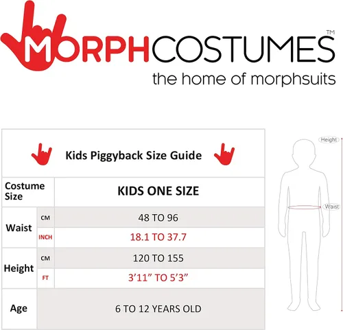Vista 5 de Morph Disfraz infantil de dinosaurio a cuestas de T-Rex para niños, disfraz de ilusión