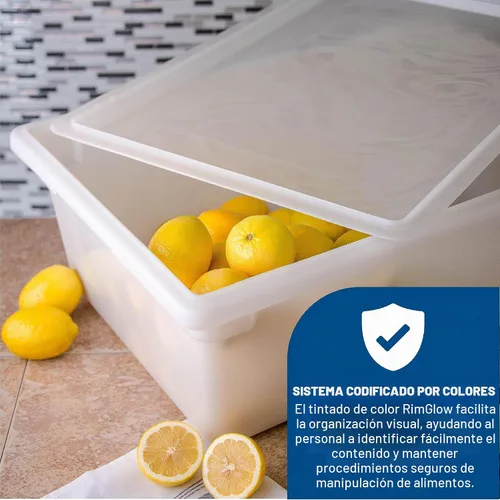 Vista 5 de Carlisle FoodService Products Storplus - Contenedor de almacenamiento de alimentos con diseño apilable para catering, bufés, restaurantes