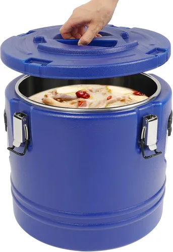 Vista 28 de DYNAMI Contenedor de comida aislado 3.8Gal/15.2Qt, contenedor de transporte Azul