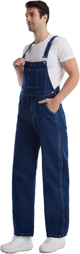 Vista 3 de XiskCan Fashion Mens Denim Overalls FZ-OV