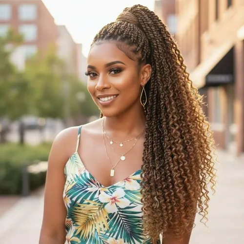 Vista 11 de Fulcrum Pelo de ganchillo Passion Twist de 8 pulgadas, 9 paquetes de cabello pretrenzado y prerrizado para mujeres negras (8 pulgadas