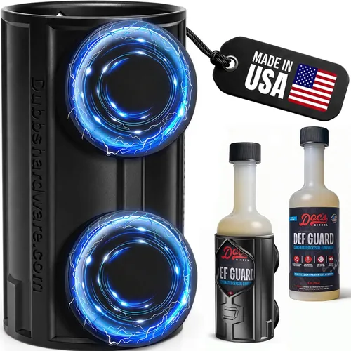 Vista 15 de Soporte magnético para aditivos diésel, compatible con aditivo diésel Hot Shots, botella de doble cuello de 16 onzas, imanes resistentes, fabricado