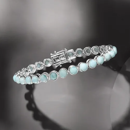 Vista 5 de Ross-Simons 15.00 ct. t.w. Gemstone Tennis Bracelet in Sterling Silver