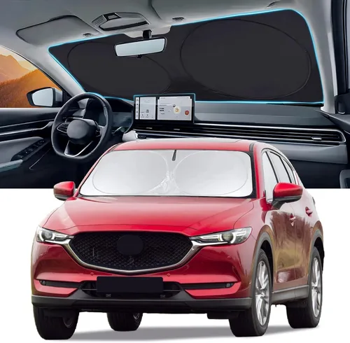 Vista 37 de Parasol para parabrisas Rivian R1T de ajuste personalizado para 2022-2023 2024 2025 Rivian R1S/R1T, accesorios para ventana delantera, cubierta