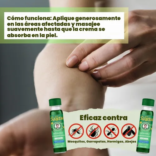 Vista 6 de Compuesto Saledphangphon Aceite Verde 20 cc (Pack de 3) (Verde)
