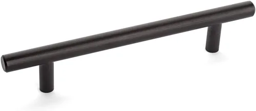 Vista 4 de Cosmas 305ORB - Perilla de barra en T estilo europeo de bronce aceitado para gabinete, 2 pulgadas de longitud total