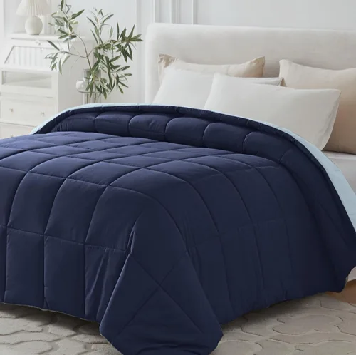 Vista 14 de Homelike Moment Edredón tamaño king - Inserto de edredón beige, alternativa al plumón, edredón ligero para cama king, ropa de cama ligera