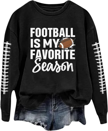 Vista 42 de Sudadera casual para mujer, manga larga, con cuello redondo, ropa de primavera, tallas S-3XL