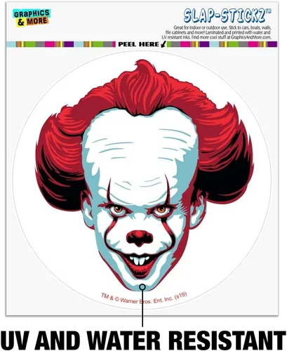Vista 2 de IT Pennywise Come Home - Adhesivo decorativo para ventana de coche