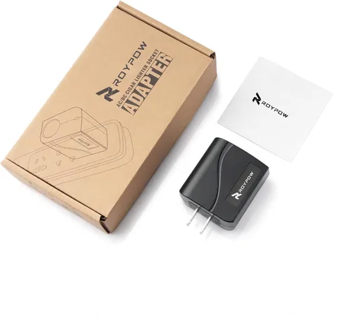 Vista 7 de RoyPow Convertidor de CA a CC Transformador de fuente de alimentación 2A/24W Adaptador AC/DC 110V/120V a 12V Enchufe para encendedor de cigarrillos