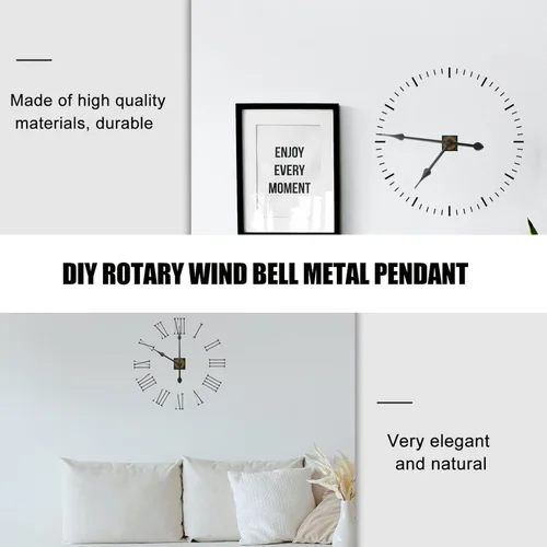 Vista 8 de DOITOOL Reloj de pared de 4 piezas, agujas extralargas, mecanismo de movimiento de reloj de pared, punteros de reloj, manecillas de reloj, kit