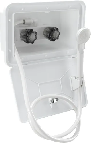 Vista 10 de RecPro RV - Kit de caja de ducha exterior con manguera 51, color negro