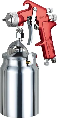 Vista 11 de HVLP Mini Pistola Pulverizadora de Pintura con Boquilla de 0.8 mm, Capacidad de 125 cc, Pistola Pulverizadora de Pintura con Alimentación por