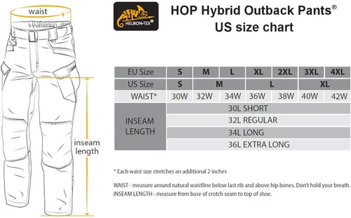 Vista 8 de Helikon-Tex - Pantalones híbridos para hombre, HOP Outback, DuraCanvas, VersaStretch