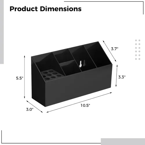 Vista 2 de Caja de almacenamiento grande para tijeras, soporte para tijeras para peluquería, soporte de corte para peluquería, peines profesionales