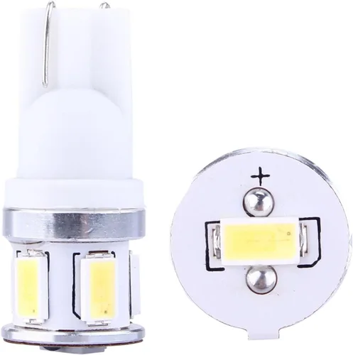 Vista 5 de Unidades Alla Lighting T10 Wedge 194 168 2825 W5W CANBU focos de luz LED sin errores, blanco brillante, alta potencia 5730 -SMD., Blanco