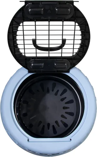 Vista 3 de Petmate Get-A-Round - Perrera para gatos, hasta 20 libras, azul, 19 pulgadas de ancho