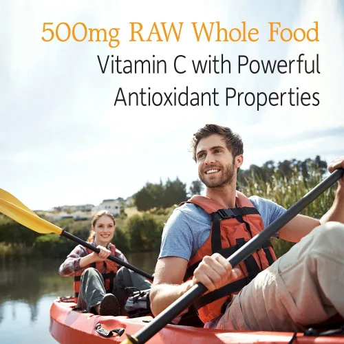 Vista 3 de Vitamina C de Garden of Life vegano, vitamina código Raw C vitamina, completo suplemento alimentario, 101508, 1, 1