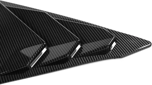 Vista 3 de Persianas para ventana lateral trasera de 11ª generación, estilo Civic, Racing para Honda Civic Sedan 2022, 2023, 2024, 2025, 2026 (fibra de carbono)