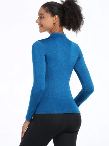 Vista 6 de CADMUS Women's Compression Long Sleeve Shirts for Hiking Running Dry Fit Tights