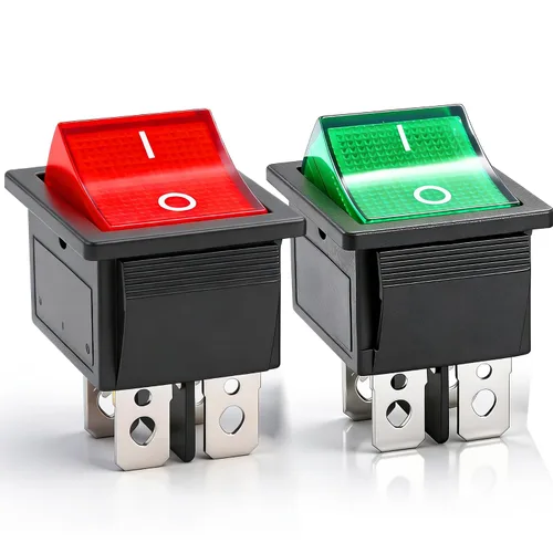 Vista 33 de Twidec /6 interruptores basculantes de 12 V de encendido/apagado de barco CA 6A/250V 10A/125V SPST 2 pines 2 posiciones interruptor de palanca