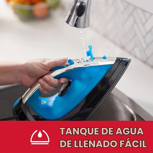 Vista 5 de Sunbeam Plancha de vapor Steammaster de 1400 W con disparo de función de vapor y cable retráctil
