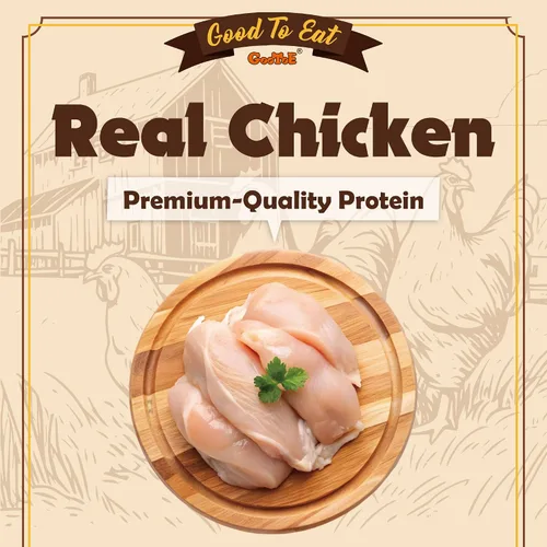 Vista 2 de Gootoe - Golosinas para perros, altas en proteínas, sin granos, palitos de pollo, 1.5 libras