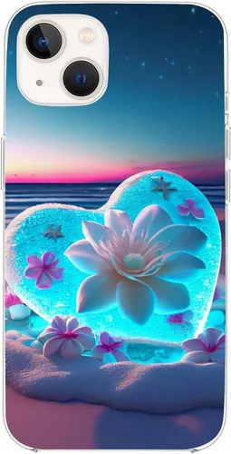 Vista 9 de Funda compatible con iPhone 11 – Diseño estético de playa de diamantes de playa con protección contra caídas a prueba de golpes, funda protectora