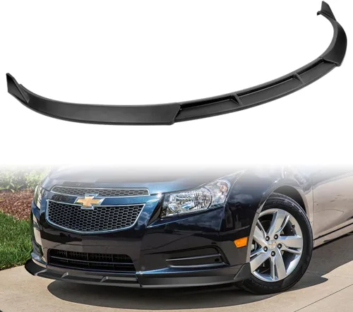 Vista 8 de Q1-TECH, borde de parachoques delantero compatible con Chevrolet Cruze 2011 - 2014, alerón de parachoques delantero, kit de cuerpo de barbilla