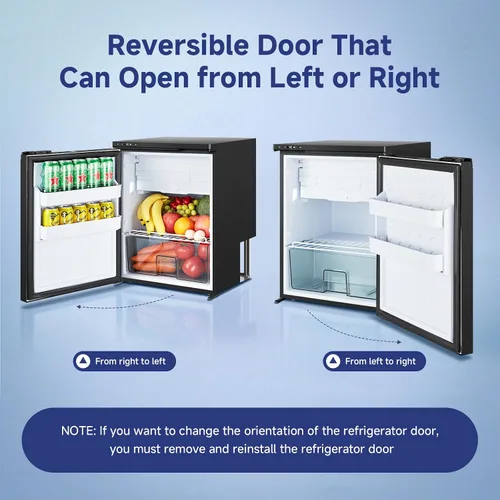 Vista 6 de BODEGA BODEGACOOLER Refrigerador de 12 Voltios, Refrigerador de RV con Control por APP, 65L (2.3 pies cúbicos) Refrigerador Congelador para RV