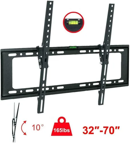 Vista 2 de NTQinParts Soporte de pared para TV plano con inclinación de 10° para Insignia NS-42F201NA23 de 42 pulgadas, NS-32F201NA23 Smart HD LED TV de 32