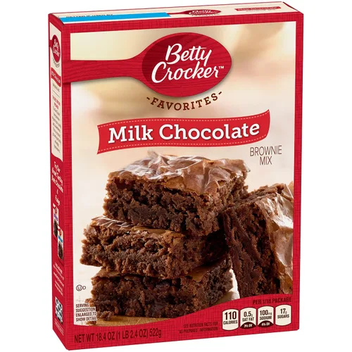 Vista 20 de Mezcla para Brownies Betty Crocker Delights Supreme con Trozos de Chocolate, 18 oz. Textura Fudgier Vs. Receta anterior, trozos grandes
