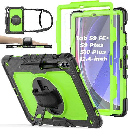 Vista 9 de Funda para Samsung Galaxy Tab S8/S7 de 11 pulgadas 5G Funda para Tableta 2022/2020, [con Protector de Pantalla de Vidrio Templado], Soporte
