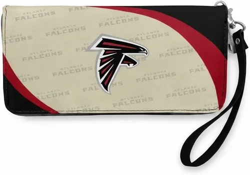 Vista 17 de Cartera organizadora NFL de cierre curvo, negro Pittsburgh Steelers