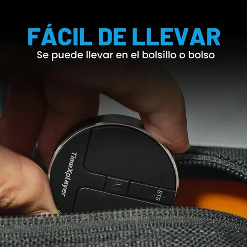 Vista 7 de Elegante mini ratón redondo con carrete de detección de presión, mouse inalámbrico ultra portátil conectividad: con cable, 2.4G y Bluetooth dual