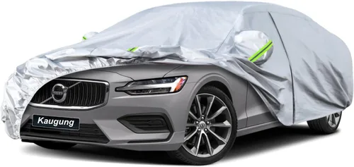 Vista 59 de Kaugung Funda para Coche de Ajuste Personalizado BMW Serie 3 E30 (1982-1994), 7 Capas Resistente al Viento Todo Clima Impermeable Cubierta Exterior