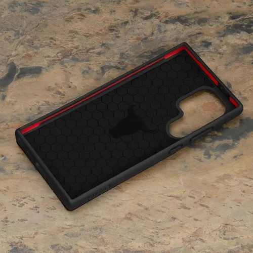 Vista 5 de TORRO Funda compatible con Samsung Galaxy S24 Ultra 5G – Funda de cuero de primera calidad (negro)