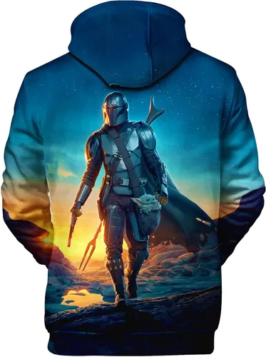 Vista 4 de ghiurpc Sudaderas con capucha con estampado de anime para hombre, moda de otoño, sudadera con capucha para hombre, ropa estética