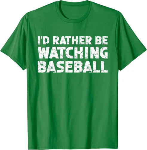 Vista 4 de Camiseta de béisbol I'd Rather Be Watching