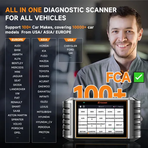 Vista 7 de FOXWELL NT726 - Herramienta de escaneo bidireccional 2026, herramienta de diagnóstico de escáner OBD2 para todos los sistemas, lector de códigos