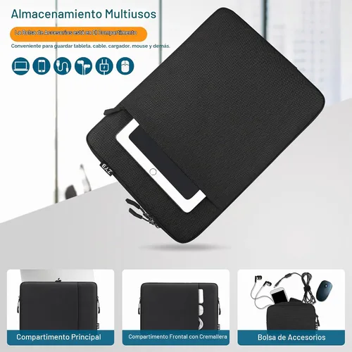 Vista 5 de ZYB Funda impermeable para laptop de 14 pulgadas, funda impermeable para laptop de 14 pulgadas, para notebook/MacBook Air de 15/14 pulgadas, Lenovo