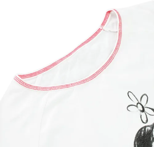 Vista 4 de Disney Pijamas para mujer Conjunto de pijama de Minnie Mouse Pijamas de algodón para mujer