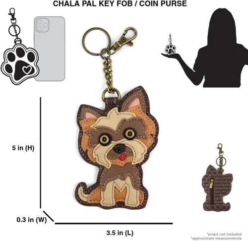 Vista 27 de CHALA Dog Collection - Llavero decorativo para mujer