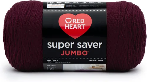 Vista 55 de Red Heart Super Saver Jumbo Ovillo de lana, Amatista