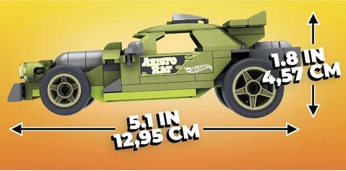 Vista 6 de Hot Wheels Mega Construx Aristo - Juego de construcción de ratas, juguetes de construcción para niños