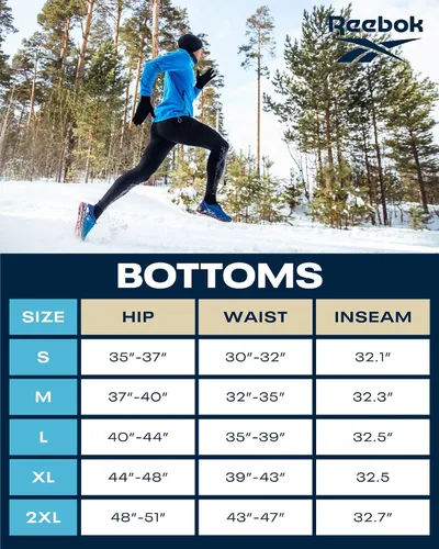 Vista 7 de Reebok Pantalones de nieve para hombre, pesados e impermeables, con bolsillos tipo cargo, polainas de nieve, pantalones de esquí para hombre